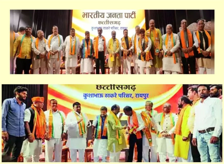 Padma Shri recipients join Bharatiya Janata Party in Chhattisgarh