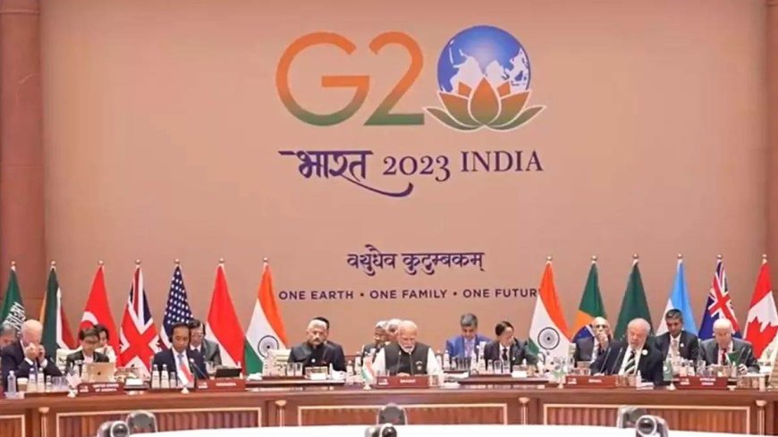 Highlights of G20 Summit 2023 : World leaders come together in Delhi to discuss world trade and other agendas.