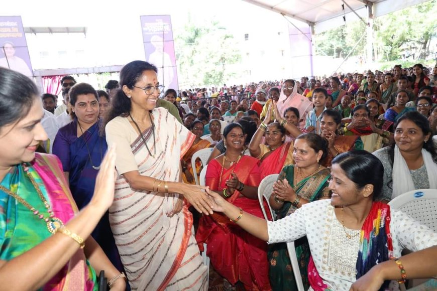 Supriya Sule claims Shinde government has compromised Maharashtra's economy